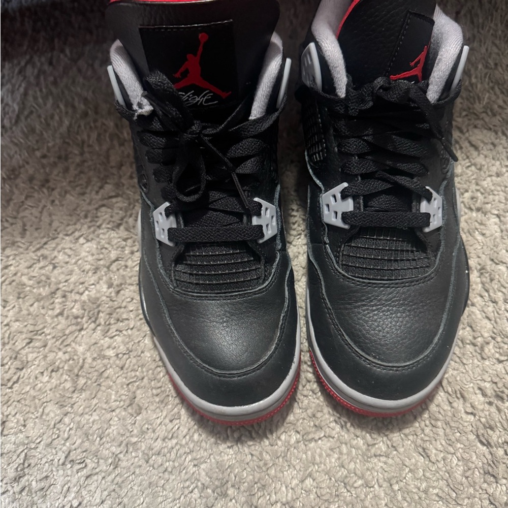 Air Jordan Black and Red Sneakers